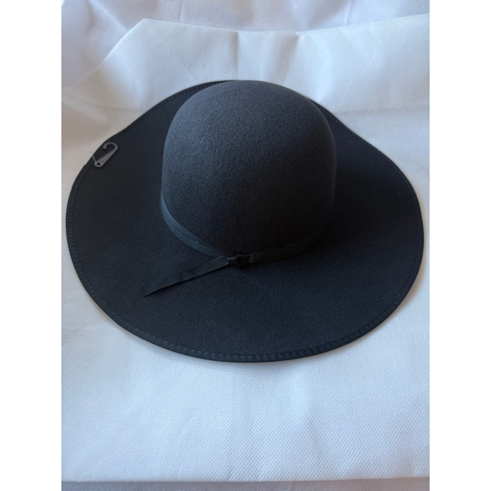 NWT Vince Camuto Black Felt Fedora Hat